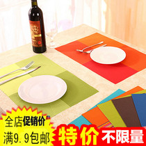 7077 pvc dining cushion table cushion heat insulation cushion European style western dining cushion disc cushion bowl cushion cup cushion anti-slip multiple