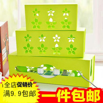 Router accommodating box wire containing box wifi socket plug-in patch panel accommodating box finishing line box rationalizer
