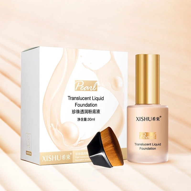 Liquid foundation oil control concealer moisturizing whitening bb cream long-lasting non-makeup non-stick powder waterproof anti-sweat skin moisturizing