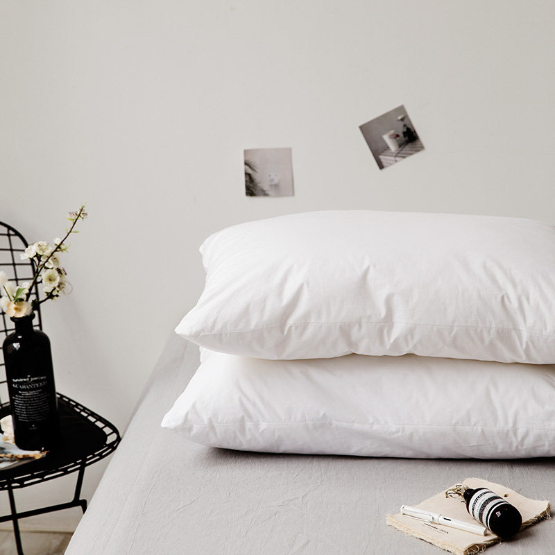 Dormitory Pillow Core Comfort Pillow Student Single Pillow Hotel Pillow White Pillow Core Pair Shooting 2-Taobao