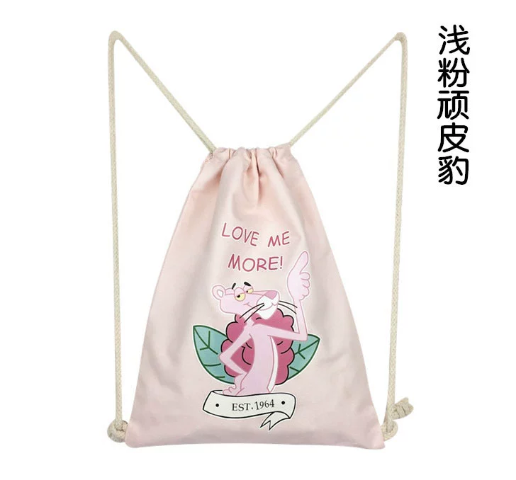 Túi vải sinh viên DrawString ba lô nữ Nhật Bản chùm ba lô phim hoạt hình anime mèo Hàn Quốc phong cách Harajuku balo cho bé