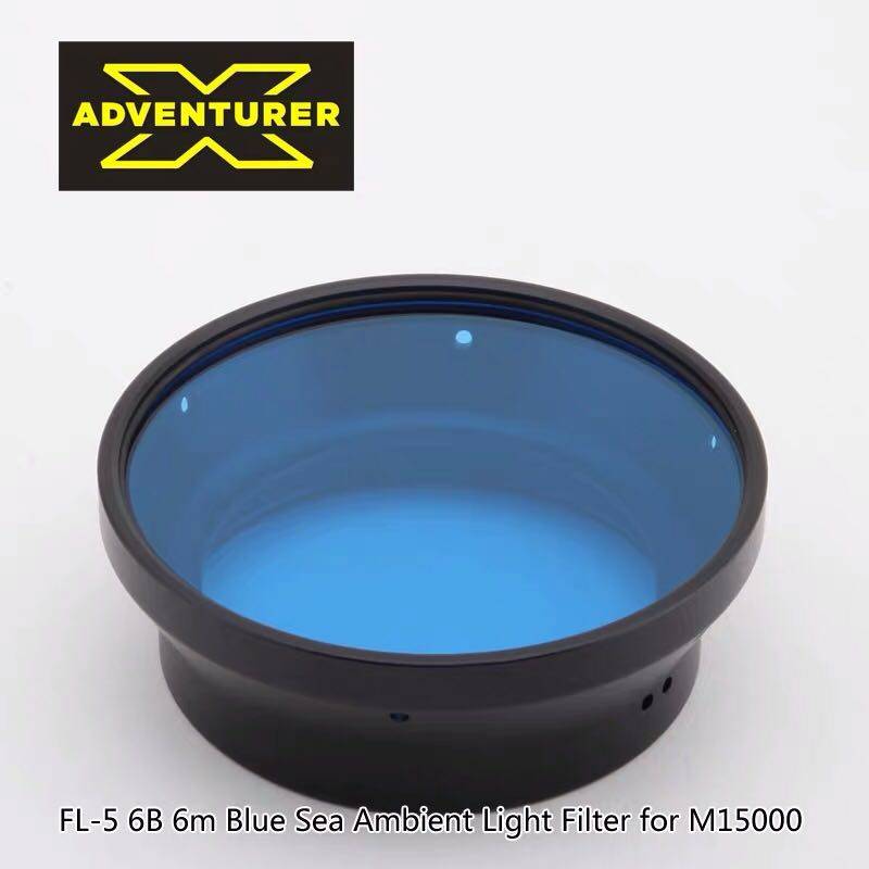 X-ADVENTURER FL-5 FL-5 6B 12B 6GB 12B M15000 ambient light blue green filter