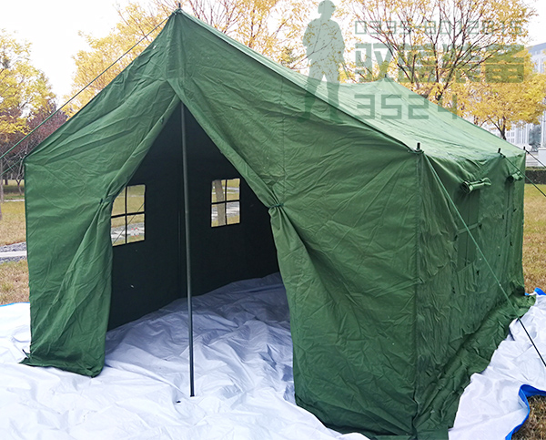 Canvas tent branch outdoor large 8 people rain wind command accommodation office site emergency relief tent