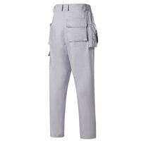 Серые брюки без фурнитуры