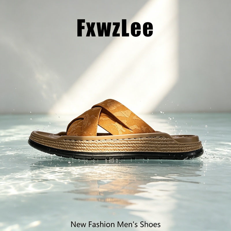【Simple yet Sophisticated】Fxwzlee2026 Summer Retro Thai Slippers for Men, Versatile and Trendy for Home and Shopping 【Simple yet Sophisticated】Fxwzlee2026 Summer Retro Thai Slippers for Men, Versatile and Trendy for Home and Shopping