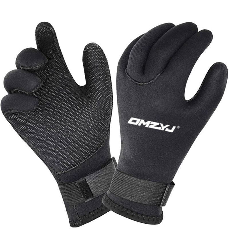 5mm freediving gloves 3mm 5mm winter swimming warm fishing and hunting gloves