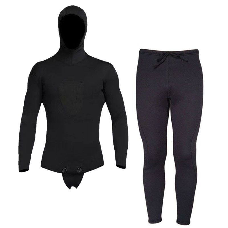 New 3MM split diving suit combined pants wet shoulder pants men wet pants outdoor surfing trousers