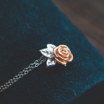 ｛Rose of B612｝925 Silver Necklace