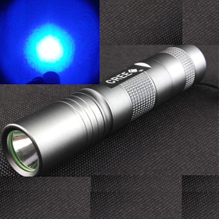 High power 3W5W purple light flashlight UV fluorescent light intense light 375nm395nm405nm410nm420nm