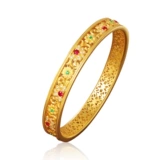 Золотой рубиновый браслет из натурального камня, монеты, с драгоценным камнем