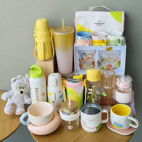 Starbucks, ретро стеклянная трубочка из нержавеющей стали, термос со стаканом