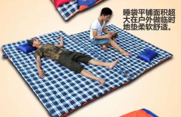 Lạc đà sa mạc ngoài trời ba trong một đôi cao cấp cặp đôi túi ngủ ngoài trời cắm trại người lớn cắm trại nghỉ trưa túi ngủ cá mập