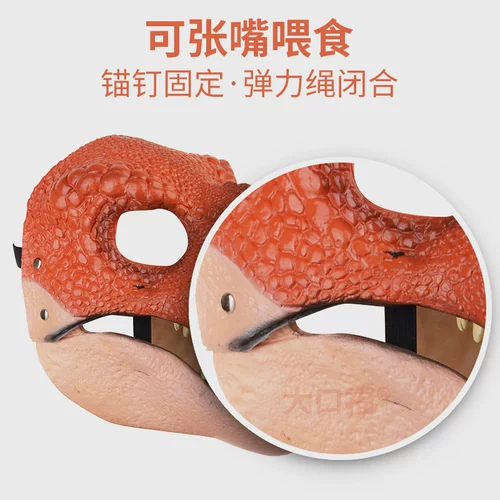 Динозавр, маска, шлем, юрский период, тираннозавр Рекс, домашний питомец