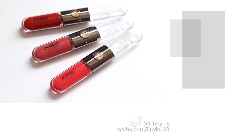 Spot mới KIKO hai đầu hai màu son bóng môi chất lỏng lâu trôi không làm mất màu 115108105103 - Son bóng / Liquid Rouge 	son bóng romand 04