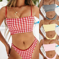 Châu Âu và Hoa Kỳ bùng nổ bãi biển khoe bikini gợi cảm áo tắm ba điểm ngực lớn ngực nhỏ ngực tập hợp áo tắm lưới - Bikinis đồ bơi nữ 2 mảnh