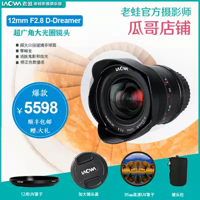 Old frog 12mmF2 8 full-frame ultra-wide-angle manual lens Tourism building starry sky photography shift Shenzhen entity