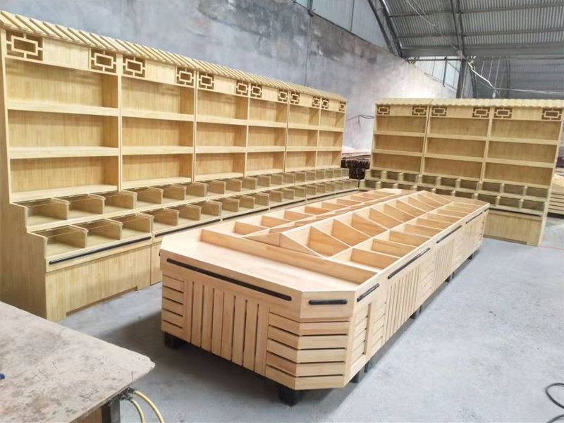 Supermarket dried fruit cabinet grains cabinet display cabinet candy cabinet snack shelf food display rack Zhongdao cabinet customized