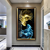 Diamond painting 2021 new living room Merchants for the Year of the Year with more than a bit of a drill Cross embroidered 5D Full drill Vertical version Xuanguan