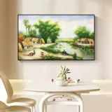 Красивая вышиваемая вышивка на родине 2023 Новая гостиная ресторан