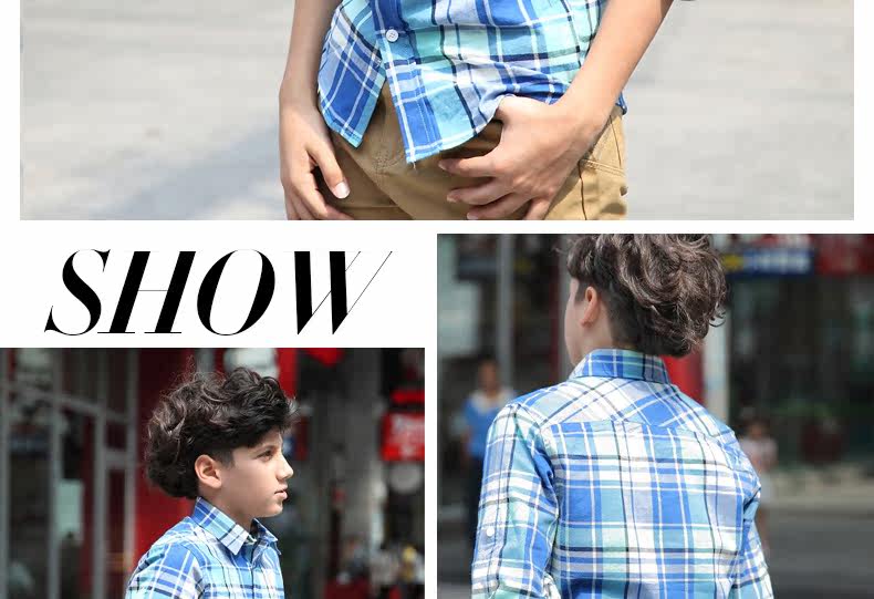 Chemise garcon à manche longue - Ref 2074669 Image 99