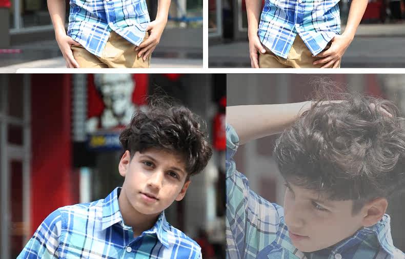 Chemise garcon à manche longue - Ref 2074669 Image 93