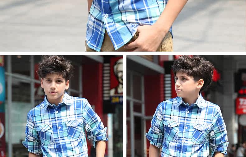 Chemise garcon à manche longue - Ref 2074669 Image 92