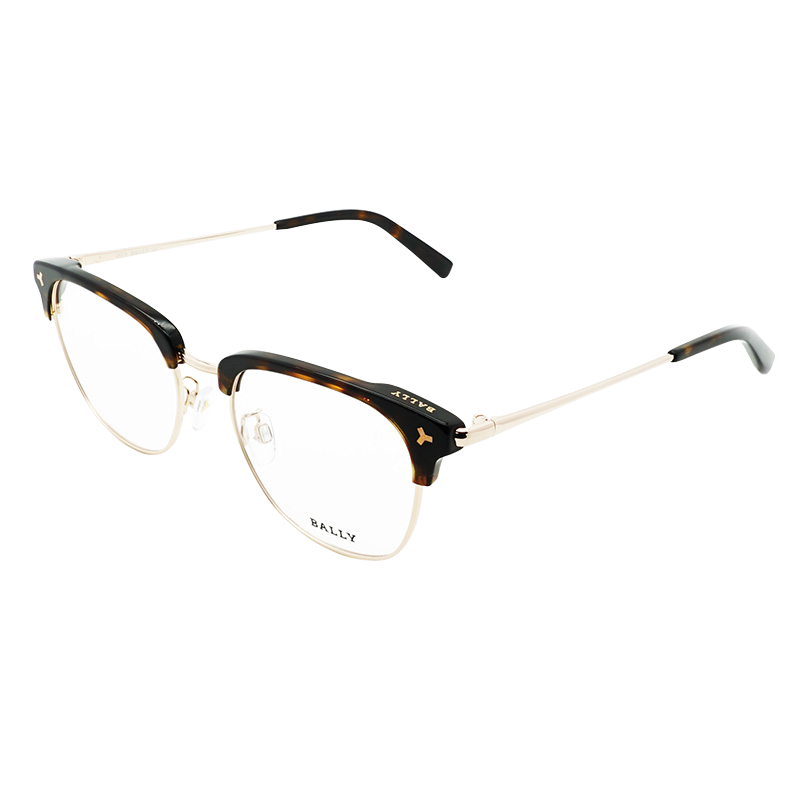 Bally 巴利眉毛夾復古鏡框合金半框鏡架近視鏡男女鏡架5007
