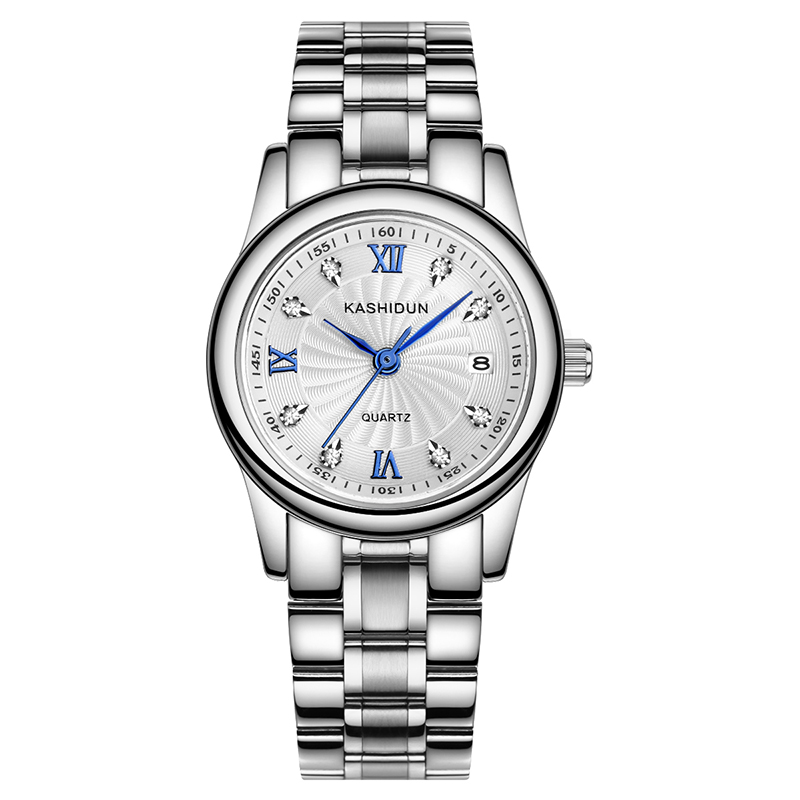 Watkins Day steel strap ladies watch rhinestones waterproof quartz watch fashion retro watch women