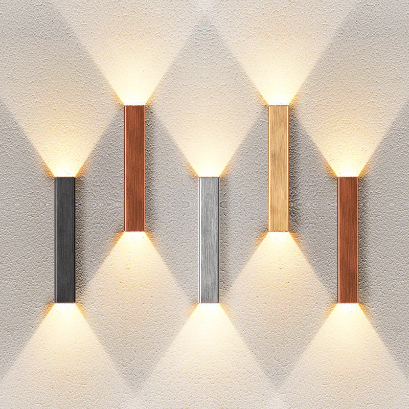 Wall lamp Living room minimalist modern light lavish corridor Stairs Bedroom Bedside headlong strip TV Background Wall Lamp