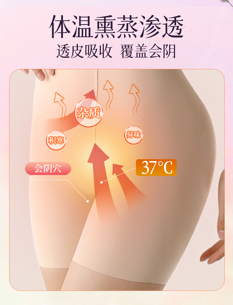 【中国直邮】 妇炎洁 雪莲清芯净养贴  雪莲贴护垫  草本卫生护理垫  中药纯棉抑菌保养贴  2贴*3盒