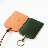 Картхолдер, ремешок, чехол для проездного, мультяшный кожаный бейджик, из натуральной кожи