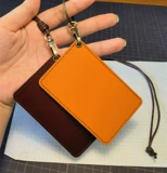 Кожаный картхолдер, мультяшный чехол для проездного, защитный чехол, из натуральной кожи