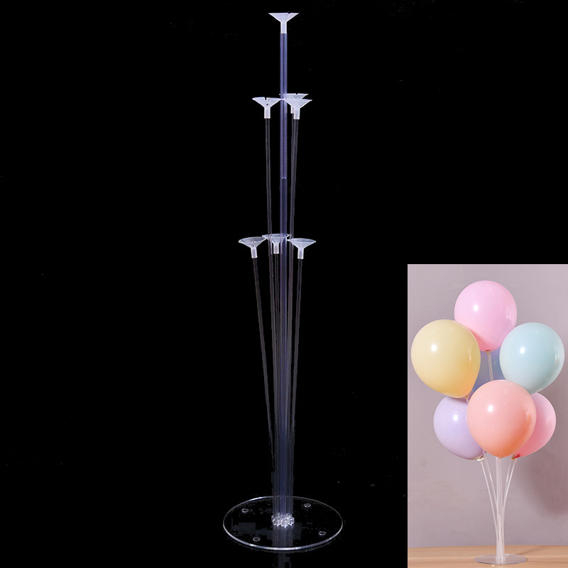 Wedding wedding wedding wedding table floating balloon decorated birthday banquet scene arrangement party stent transparent base