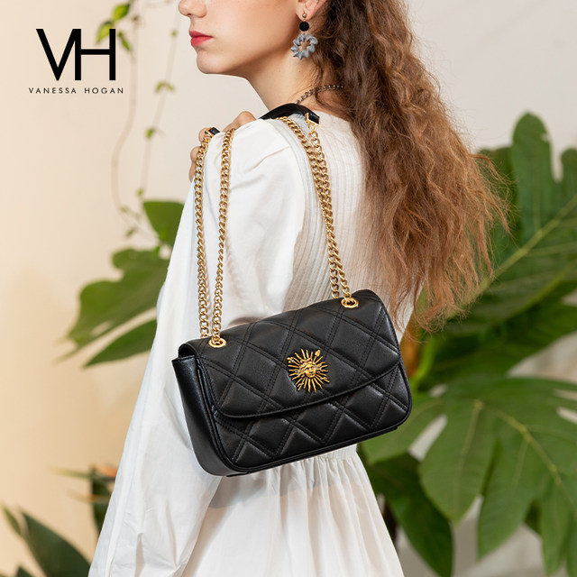 ຖົງແມ່ຍິງ VH Yinran soft bag series fashionable sun god crossbody bag rhombus chain armpit bag high-end shoulder bag