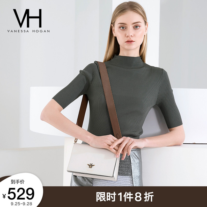 VH women bag casual trend shoulder bag 2021 new fashion bee wide shoulder bag shoulder bag fairy square bag