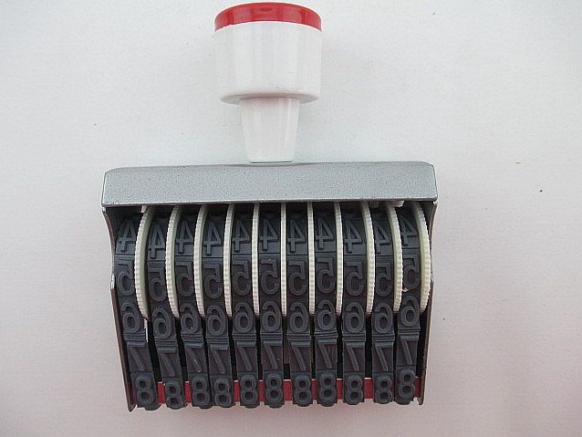 11 digits number number printed phone Adjustable print high 12MM Large Number of bags Year-of-the-date Chapter Batch Number Chapter