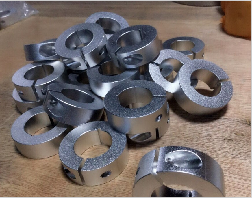Aluminum split type fixing ring Optical shaft fixing ring Clamping ring Shaft clamp Shaft sleeve bearing positioning SCS