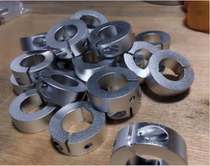 Aluminum open type retaining ring Optical shaft retaining ring Clamping ring Clamp shaft sleeve Mismi bearing positioning SCS