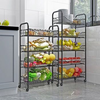 Kitchen rack vegetable storage basket