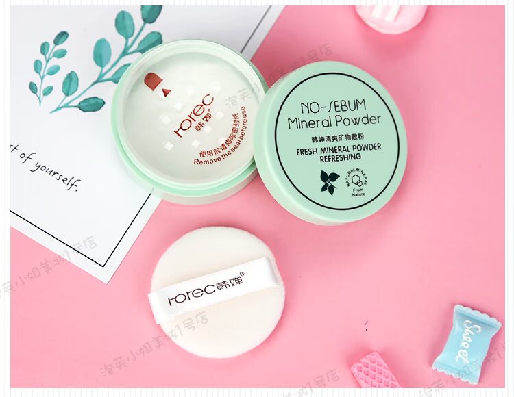 Phấn phủ dạng bột trang điểm kiểm soát dầu kéo dài che khuyết điểm không thấm nước màu trắng kem nền tốt đêm mật ong phấn phủ rõ ràng phấn phủ fenty beauty