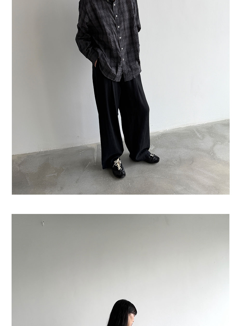 Anniehall Plaid Loose Shirt