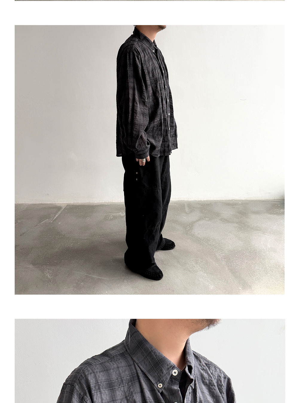 Anniehall Plaid Loose Shirt