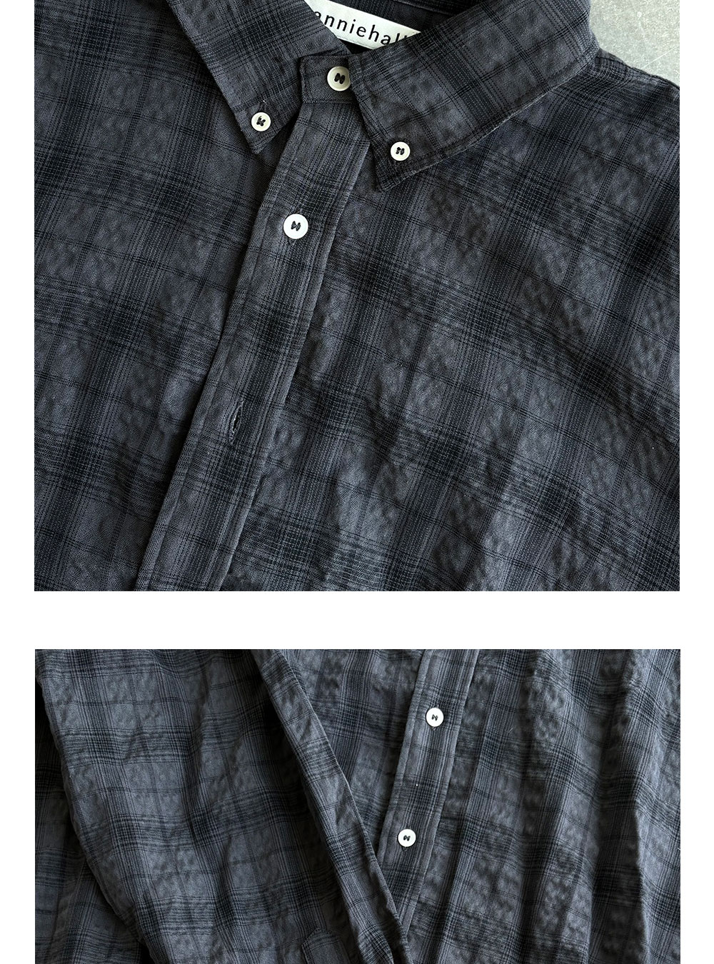 Anniehall Plaid Loose Shirt