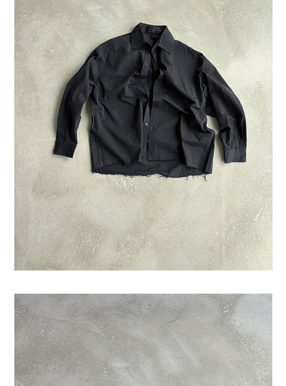 Anniehall Frayed-Edge Oversized Shirt