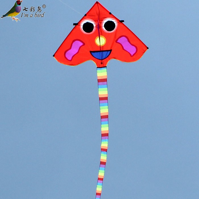 Weifang Kite-Wahaha Long tail smiling face kites are good to fly and steady