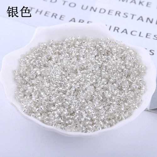 Стеклянный аксессуар ручной работы, прозрачное ожерелье, браслет, аксессуары, 4мм