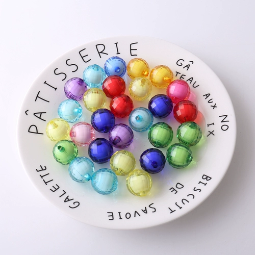 Браслет из бисера ручной работы, акриловые бусины, аксессуар, 18mm