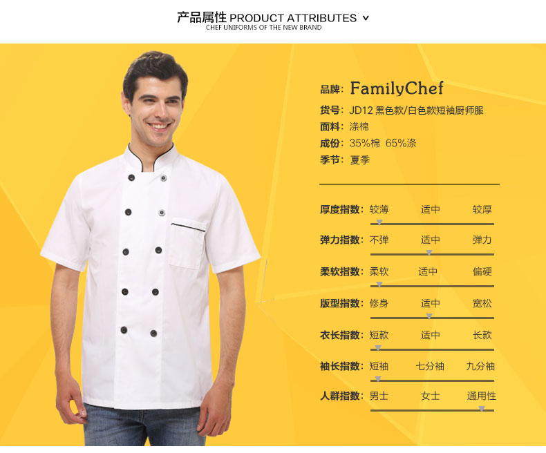 Tenue de cuisinier FAMILY CHEF - Ref 1908388 Image 7
