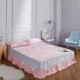 giường bằng vải bông váy một mảnh tấm khăn trải giường nệm bìa trượt bông nệm bảo vệ 1,5m / 1.8 bãi váy ren - Váy Petti ga giường viền ren