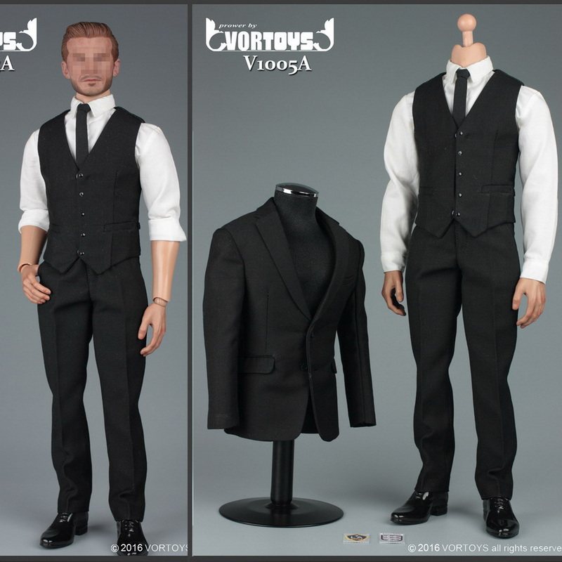 VORTOYS V1005 1 6 England Gentleman Bev 007 suit suit 2 0 soldier figure model IN stock